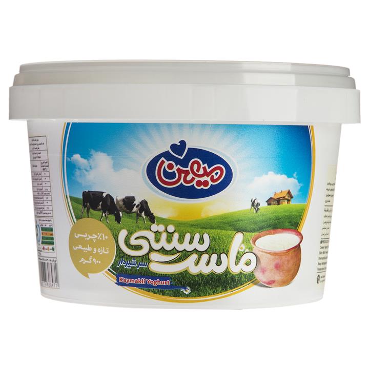 ماست سنتی سر شیر دار پر چرب میهن مقدار 900 گرم Mihan Kaymakli Youghurt 900gr